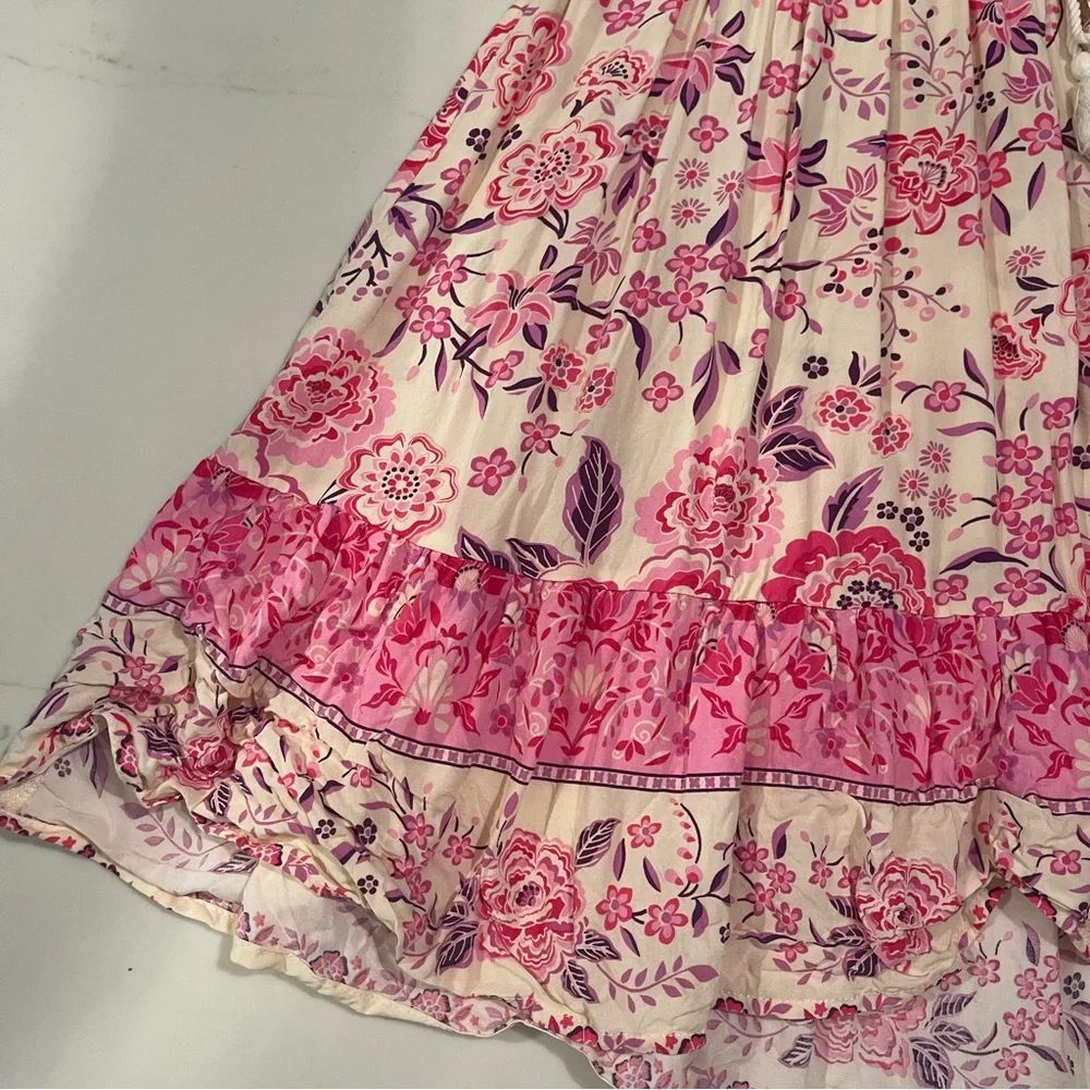 🎉HOST PICK🎉 SHEIN pink floral print mini dress - Picture 4 of 13